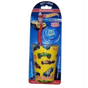 Hot Wheels Toothbrush Set NWT